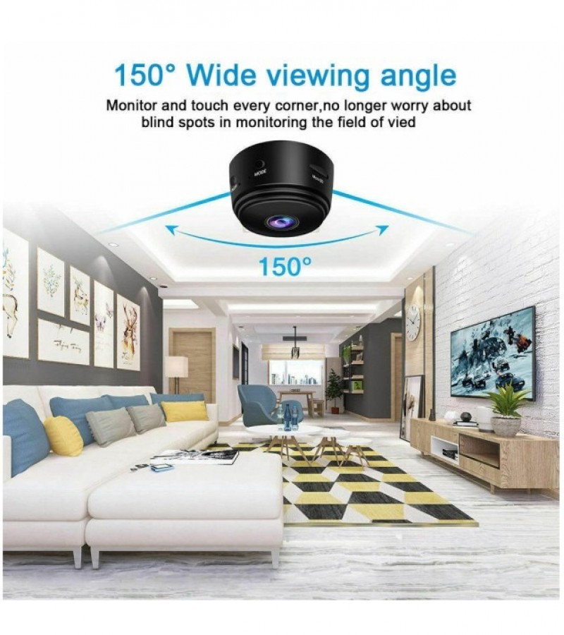 A9 1080p HD Magnetic Wifi Mini Camera With HDSF APP - Sale price - Buy  online in Pakistan 