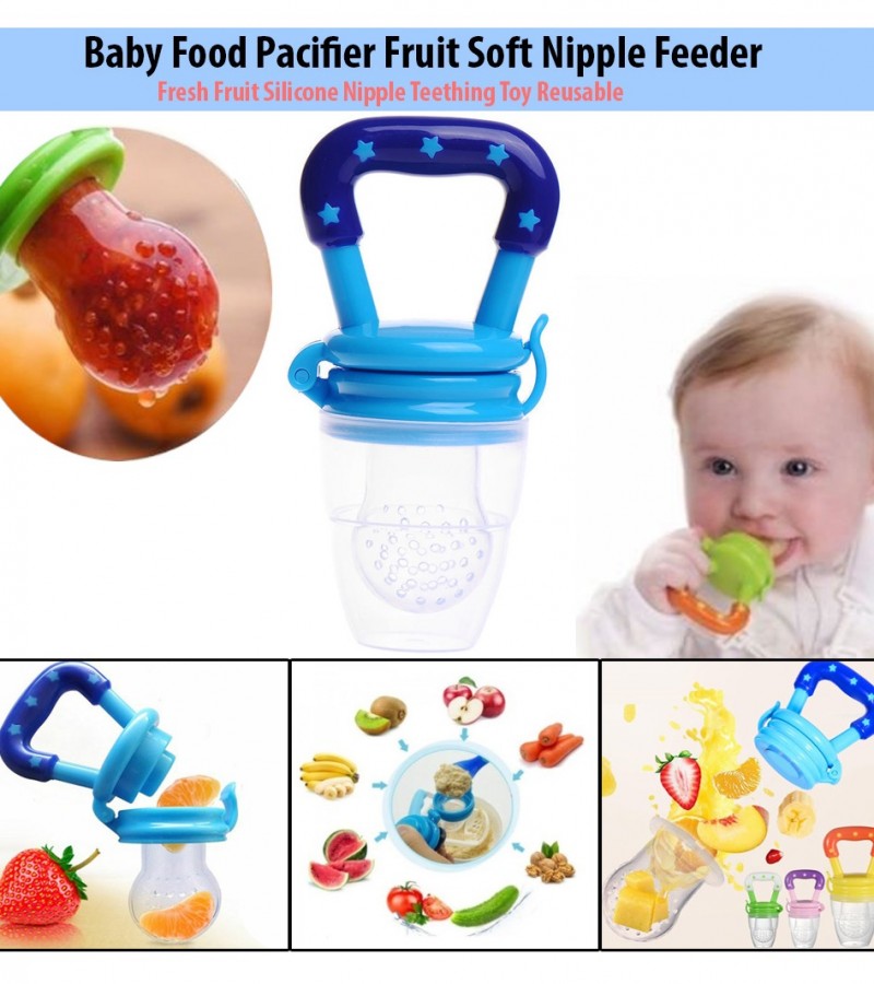 Baby Feeder Pacifier Food Feeding Fruit Fresh Silicone Teether Soother  Nibbler