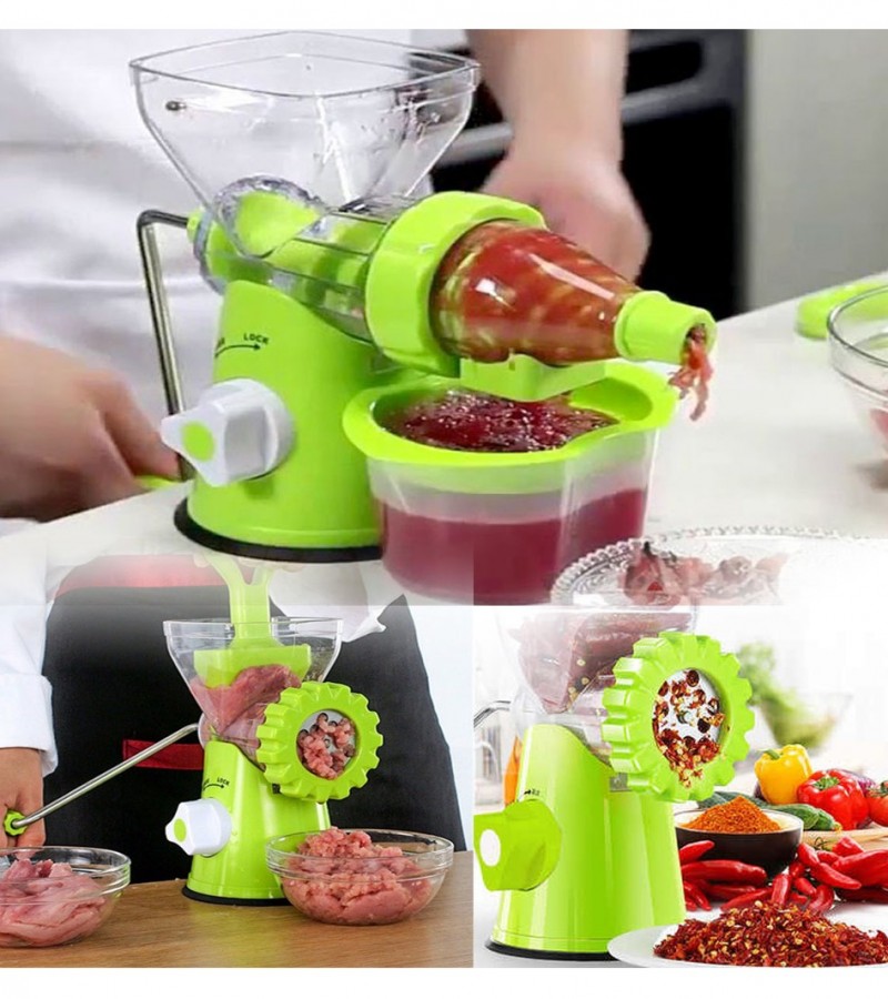 Kitchen Star Multifunction Manual Juicer Chopping Machine Meat