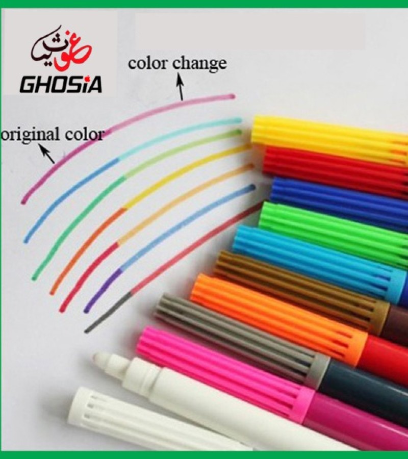 Colour Change Magic Markers - Kawaii Kids