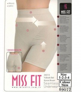 Miss Fit High Waist Korse Boxer Seamless Underwear - Sale price