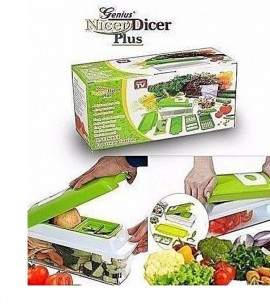 Generic Fruit And Vegetable Slicer Nicer Dicer Plus Green @ Best Price  Online