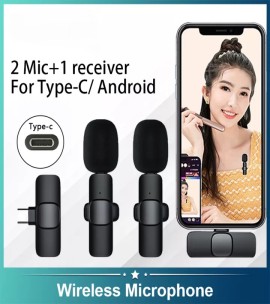 K9 2 in 1 Wireless Microphone Type C & iOS